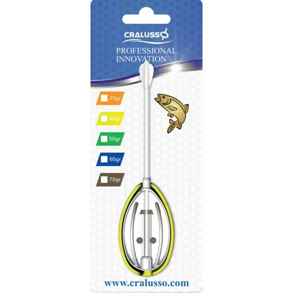 Cralusso Big Rocket Method Kosár+Töltő Fehér 1+1db/csomag 40 G Seizoensaanbieding