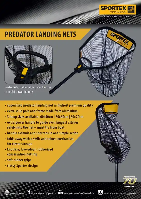 Meritőszák Sportex Predator Gumis 70x60cm Direct Beschikbaar