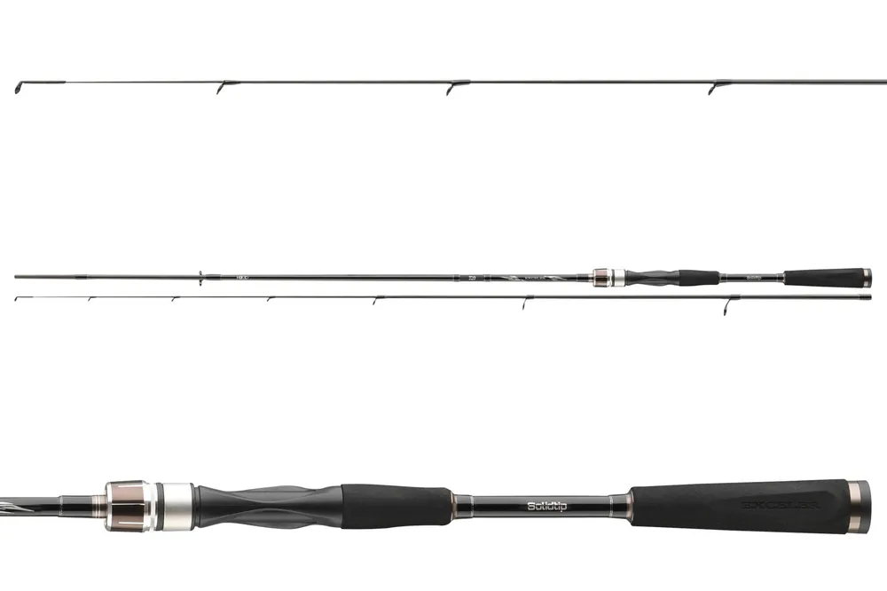 Actieprijs Daiwa Exceler Solidtip Spin 702L 2sct, 2-10g, 2.10m