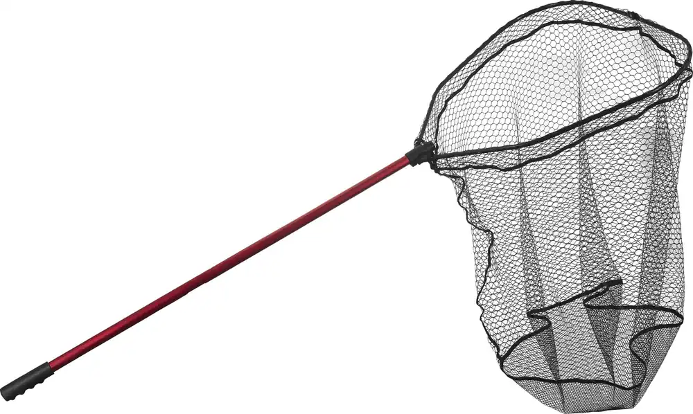 IRON CLAW Folded Mag Scoop / ragadozóhalas merítőháló / gumirozott 66 X 66cm háló / 120cm nyél Actieprijs