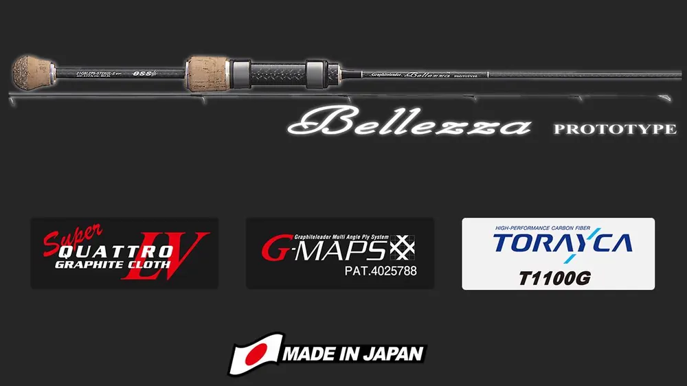 Koopje Graphiteleader Bellezza Prototype 21Gblzps-5112Ul-S-Bb Extra Fast 1.80m 0.6-4g Ultra Light