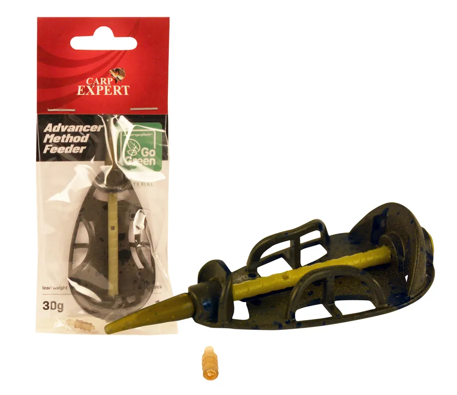 Carp Expert Advancer Method Feeder 30G Go Green Cink Ötvözet Laatste Kans