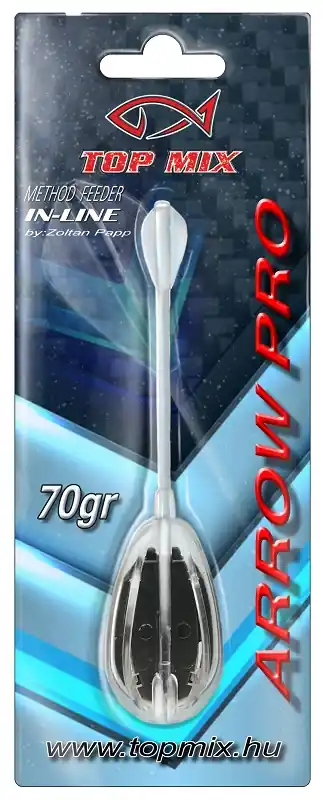 Betaalbaar Top Mix Arrow Pro method feeder kosár 70g
