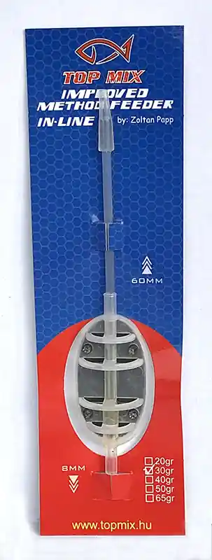 Top Mix Improved Method Feeder kosár, 30g Beperkte Voorraad