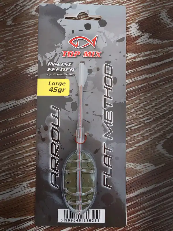 Top Mix Arrow Flat method feeder kosár - L 45g Hete Deal