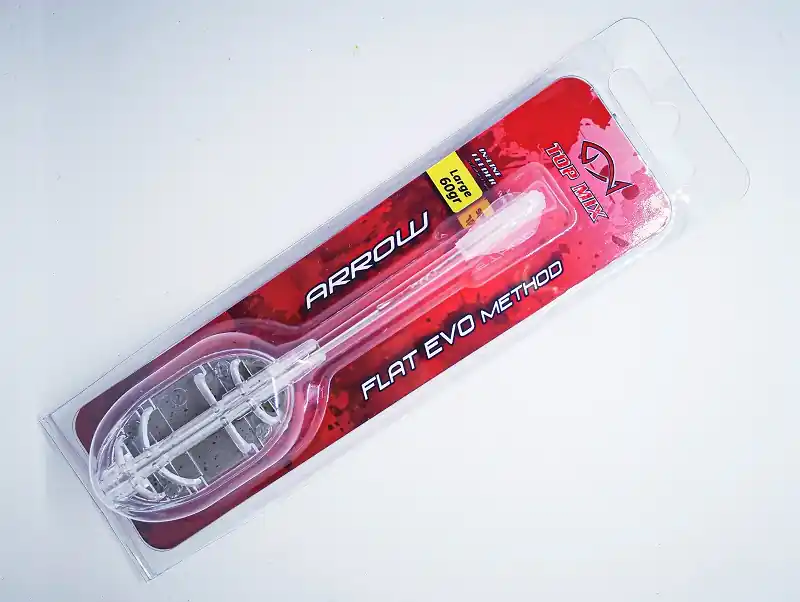 Dagaanbieding TOP MIX ARROW FLAT EVO method feeder kosár - L 60g