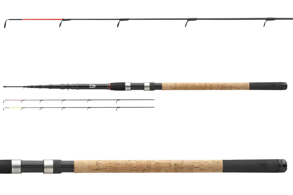 Daiwa Black Widow Tele Feeder 360THQ (6+2sct, 120g, 3.60m, 2/3) Merkproduct