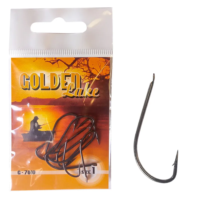 Seizoensaanbieding Golden Lake horog, 1, black nickel, 10db/csomagolás horog