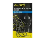 Tijdelijk Beschikbaar Avid Carp ARMOROK HOOKS - CHOD SIZE 6 BARBLESS horog
