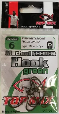 Top Mix Method Feeder horog 6, zöld Lage Kosten