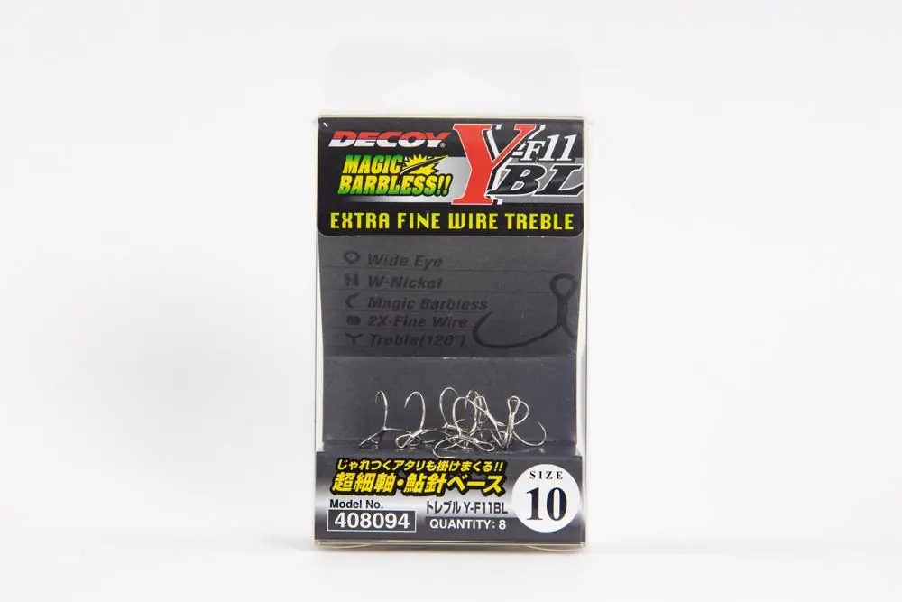 Premium Hármas Horog Decoy Y-F11Bl Extra Fine Wire 10 Barbless