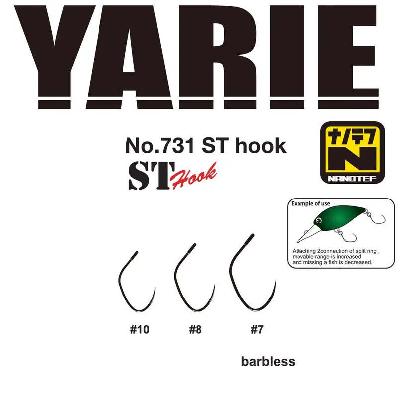 Yarie Jespa Horog Yarie 731 St Nanotef 10 Barbless Exclusieve Aanbieding