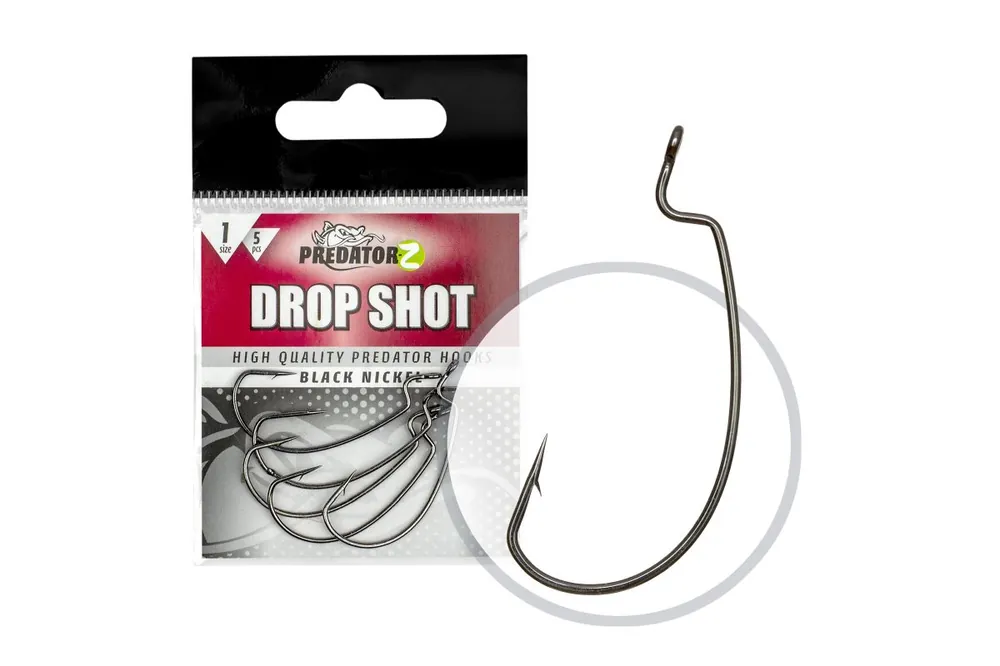 Laatste Versie Predator-Z Drop Shot horog, 4, 5db