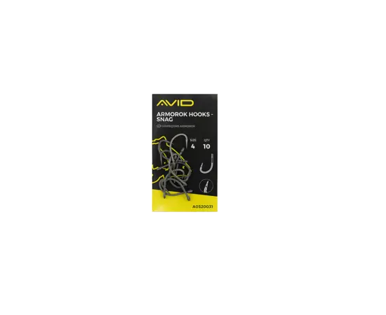 Avid Carp ARMOROK HOOKS - SNAG - BARBED SIZE 6 horog Alleen Vandaag