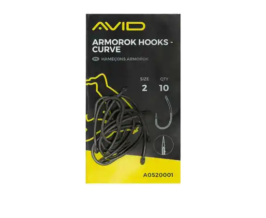 Avid Carp ARMOROK HOOKS - CURVE SIZE 6 horog Actieprijs