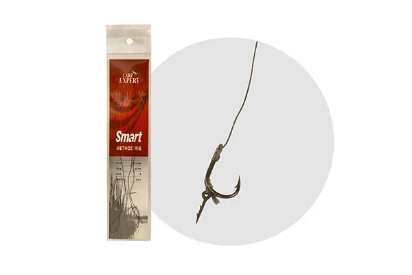Favoriet Carp Expert Method Feeder Hair Rig W/Bait Sting 10 3Pcs előkötött előke