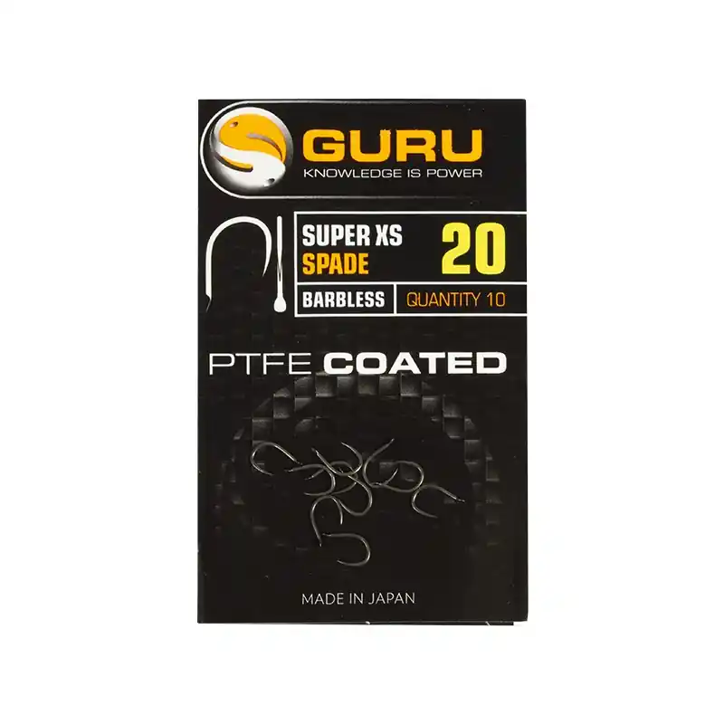 Voordeelprijs GURU Super XS Hook size 14 Barbless/Spade End