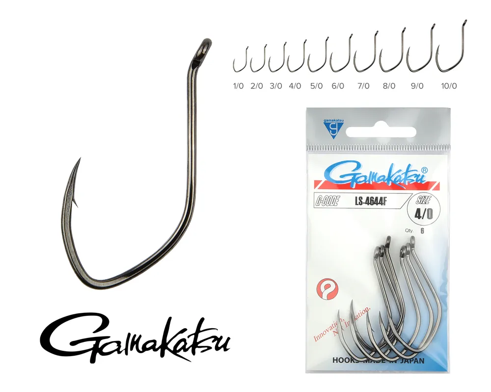 Direct Beschikbaar Gamakatsu LS-4644F/900 9/0 3/cs