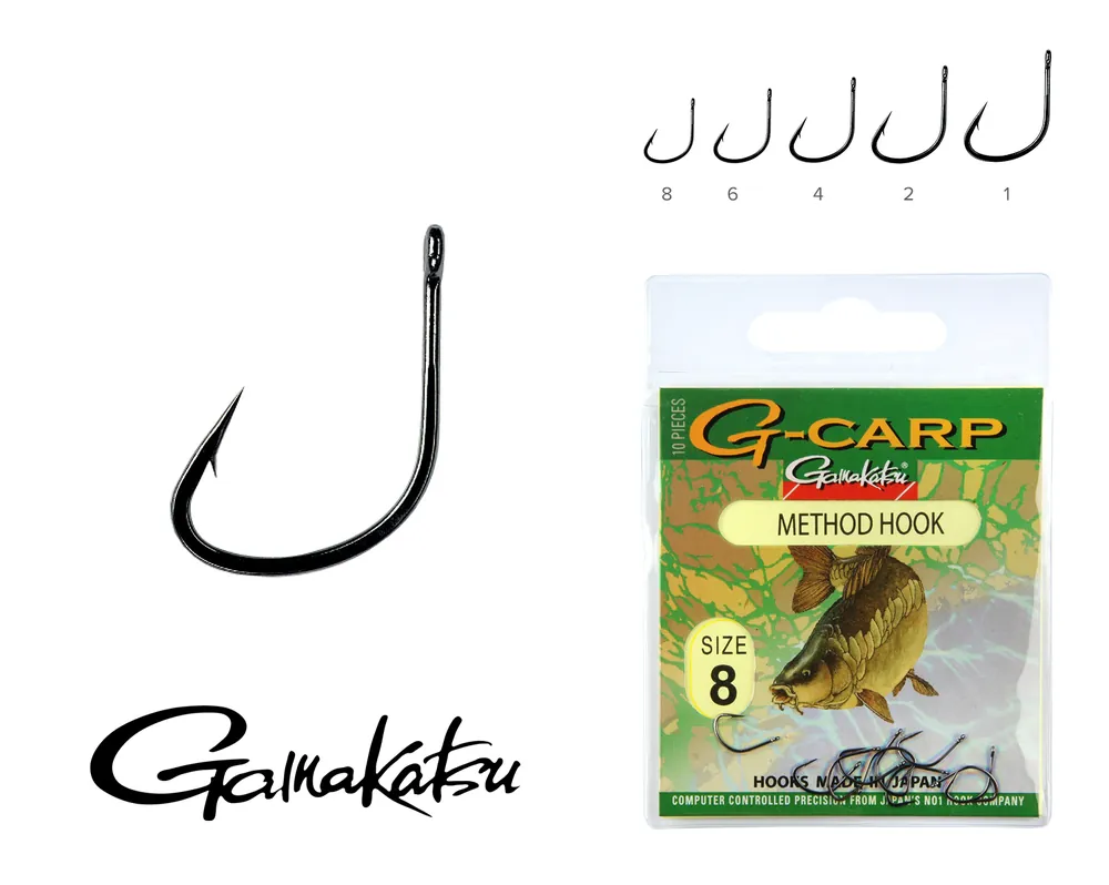 Hoge Kwaliteit Gamakatsu G-Carp method 10/cs. 6