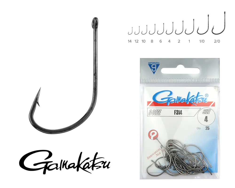 Gamakatsu F-314/002 25/cs. Hete Deal