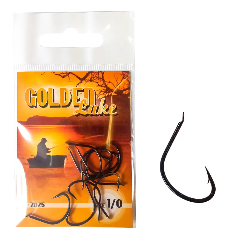 Golden Lake horog, 2, fekete, 10db/csomagolás Flitsaanbieding