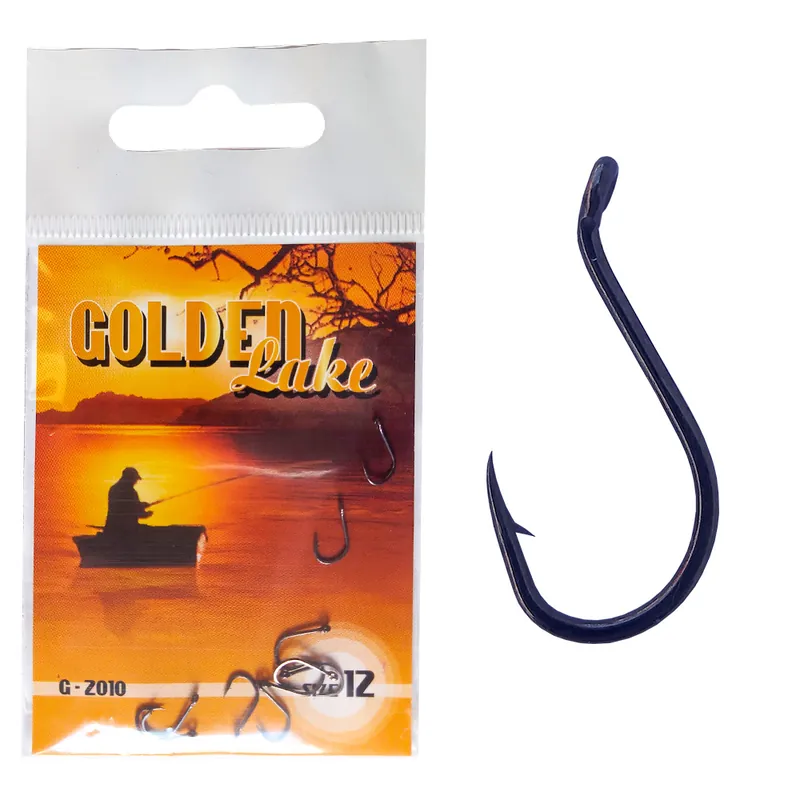 Nu Kopen Golden Lake horog, 1, black nickel, 10db/csomagolás
