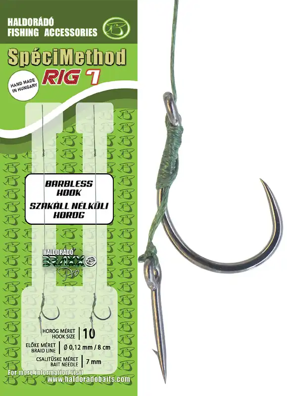 Populair Haldorádó SpéciMethod Rig7 Braid 7mm / 10 barbless
