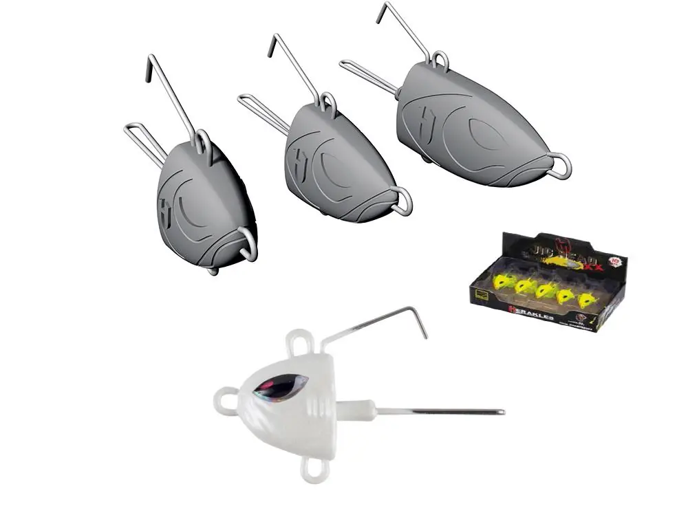 Jig Fej Ólom Herakles Xx 50g White Beperkte Voorraad