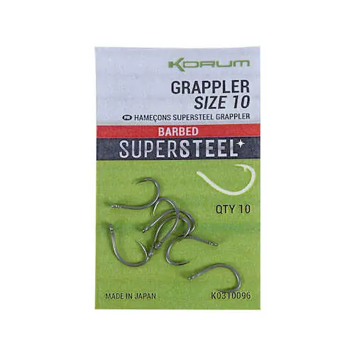 Korum GRAPPLER HOOK SIZE 14 BARBED horog Premium