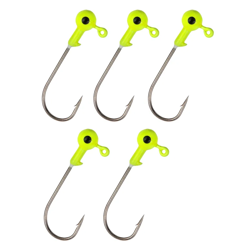 Nevis Gumihal fej sárga 3/0 3g 5db/cs Fabrieksprijs