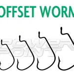 Beperkt Aanbod R.Offset Worm 3/0 horog