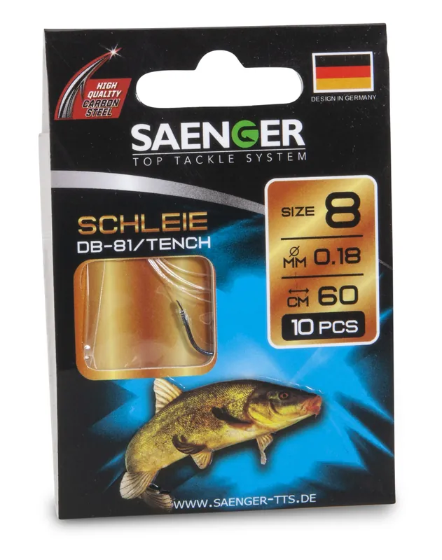 SAENGER Tench előkötött horog14 / 60cm / 10db Superprijs