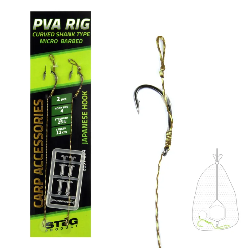 Premium Stég PVA Előke 12cm 6-os 2db/cs