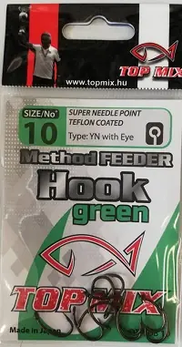 Top Mix Method Feeder horog 10, zöld Alleen Vandaag