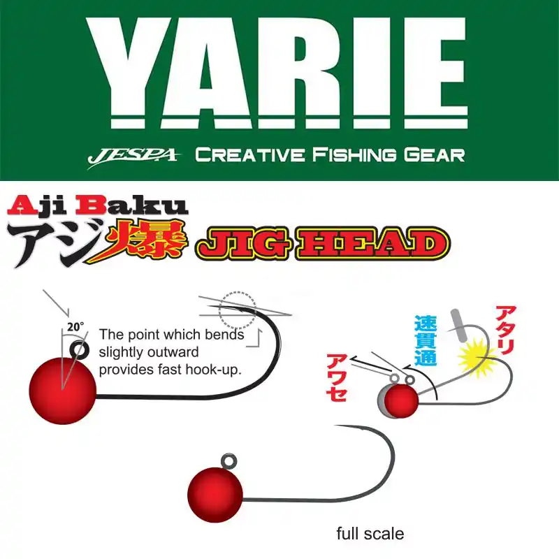 Yarie Jespa Jig Fej Yarie 646 Ajibaku Red 6 1.5g Koopje