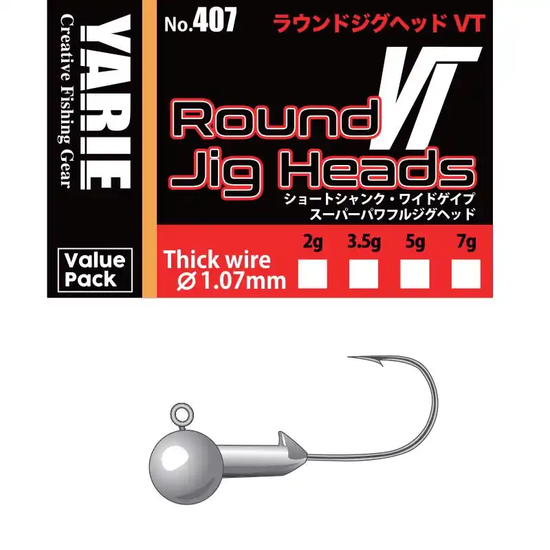 Yarie Jespa Jig Fej Yarie 407 Round Vt Thick Wire 3/0 7.0g Rechtstreeks Van De Fabrikant