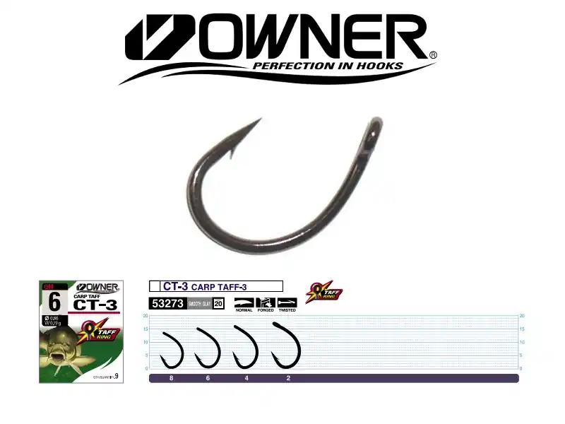 Superprijs OWNER CARP CT-3 53273 - 8 horog