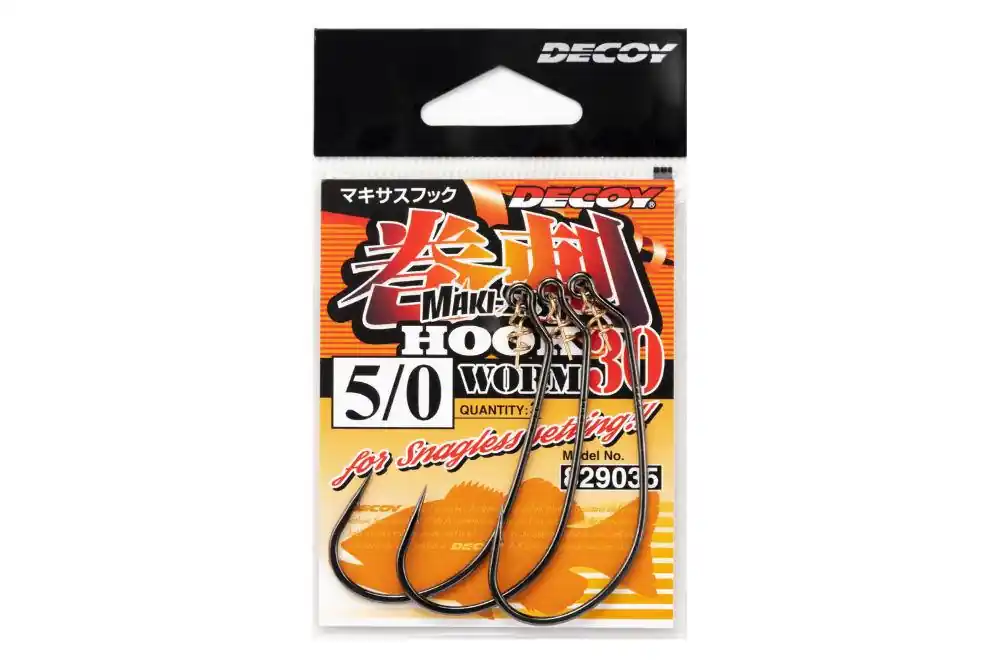 Speciale Aanbieding Offset Horog Decoy Worm 30makisasu 2