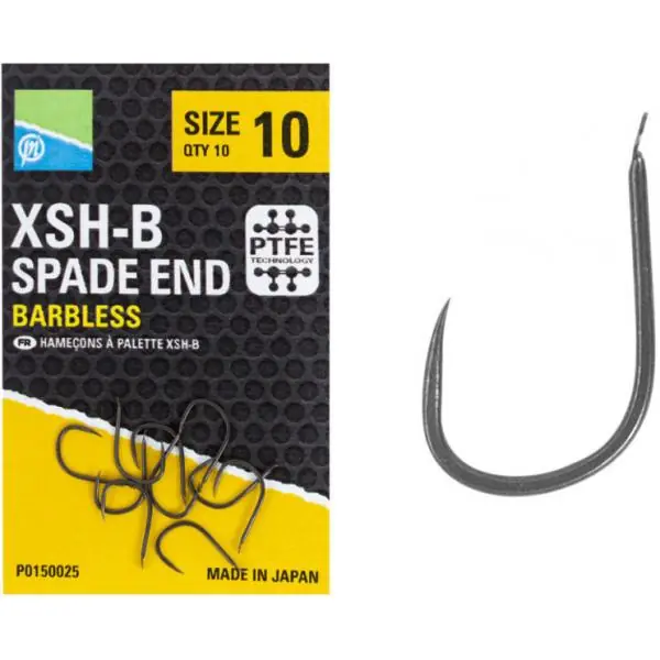 Preston XSH-B szakáll nélküli horog SIZE 12 Nieuw