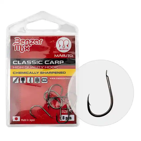 Koop Vandaag Benzár Classic Carp Horog 8 8db/cs