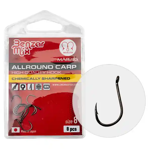 Laatste Versie Benzár Allround Carp Horog 12 10db/cs