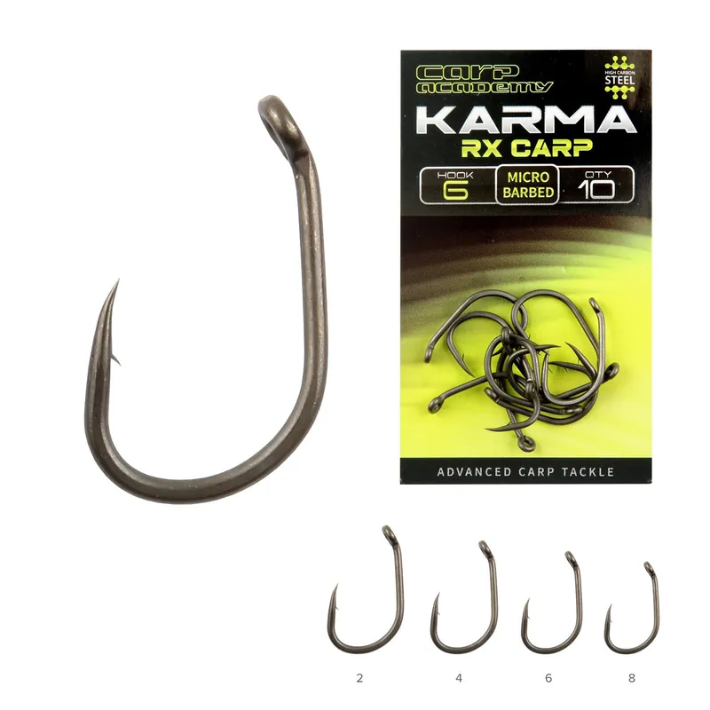 Carp Academy KARMA RX CARP 2 10db/cs horog Alleen Vandaag