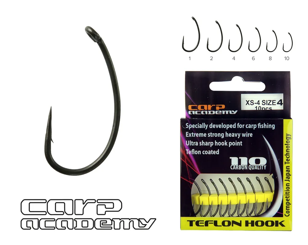 Koop Vandaag Carp Academy Teflon Hook XS-4 2-es
