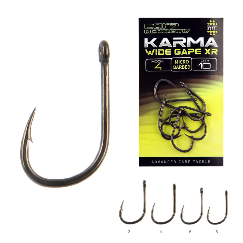 Bestseller Carp Academy KARMA Wide Gape XR 4 10db/cs