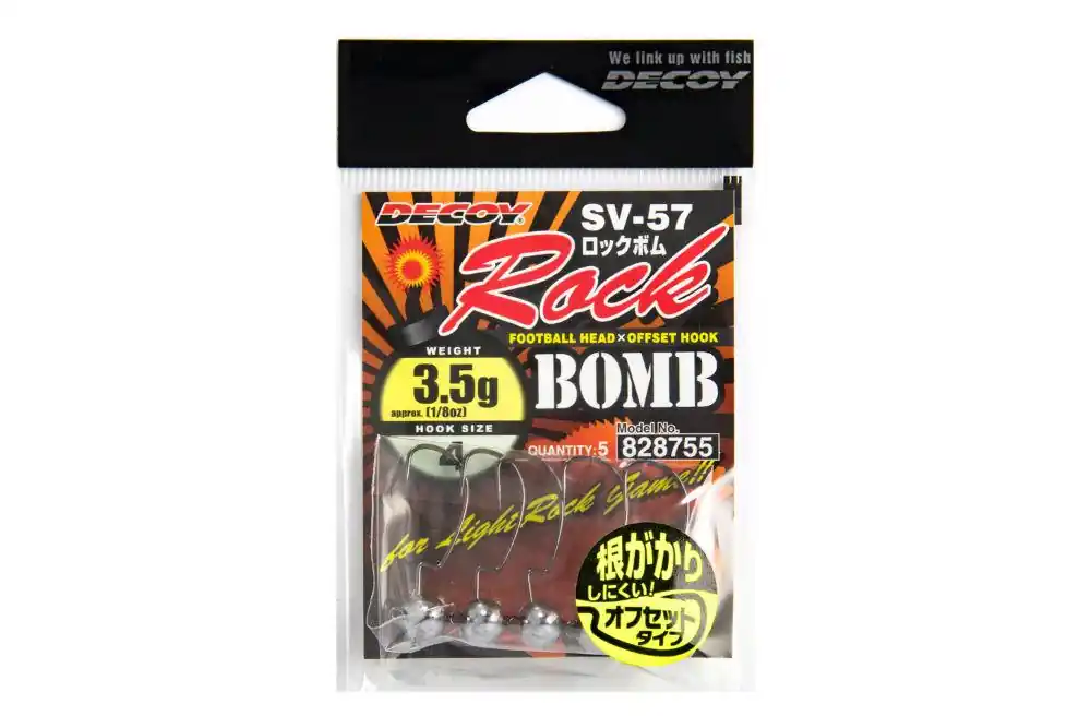Jig Fej Decoy Sv-57 Rock Bomb 2 5.0g Nieuw