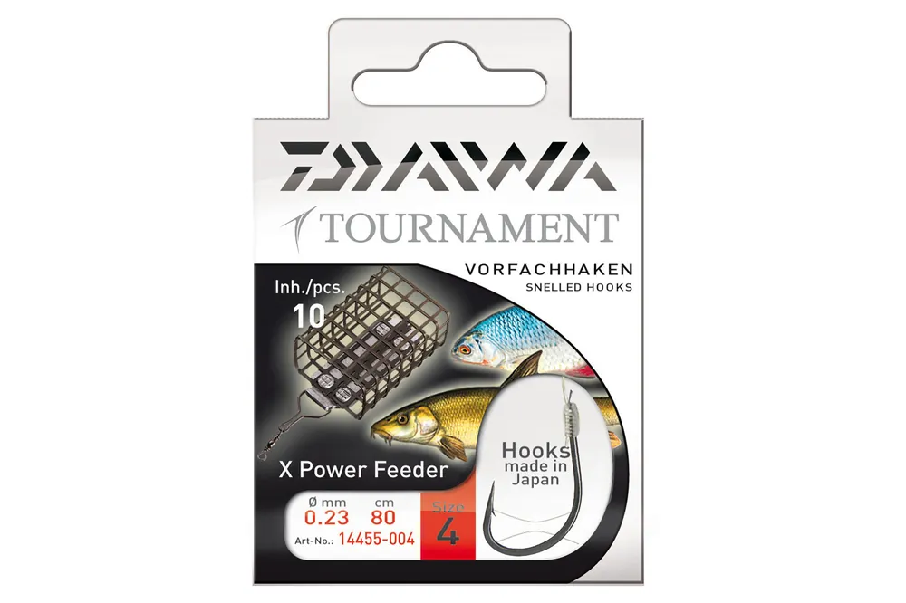 Daiwa Tournament feeder horog (black, 80cm, 8, 0.20mm, 10db) Lage Kosten