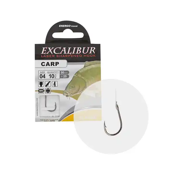 Express Levering Excalibur Kötött Horog Carp Classic, Bn No.1