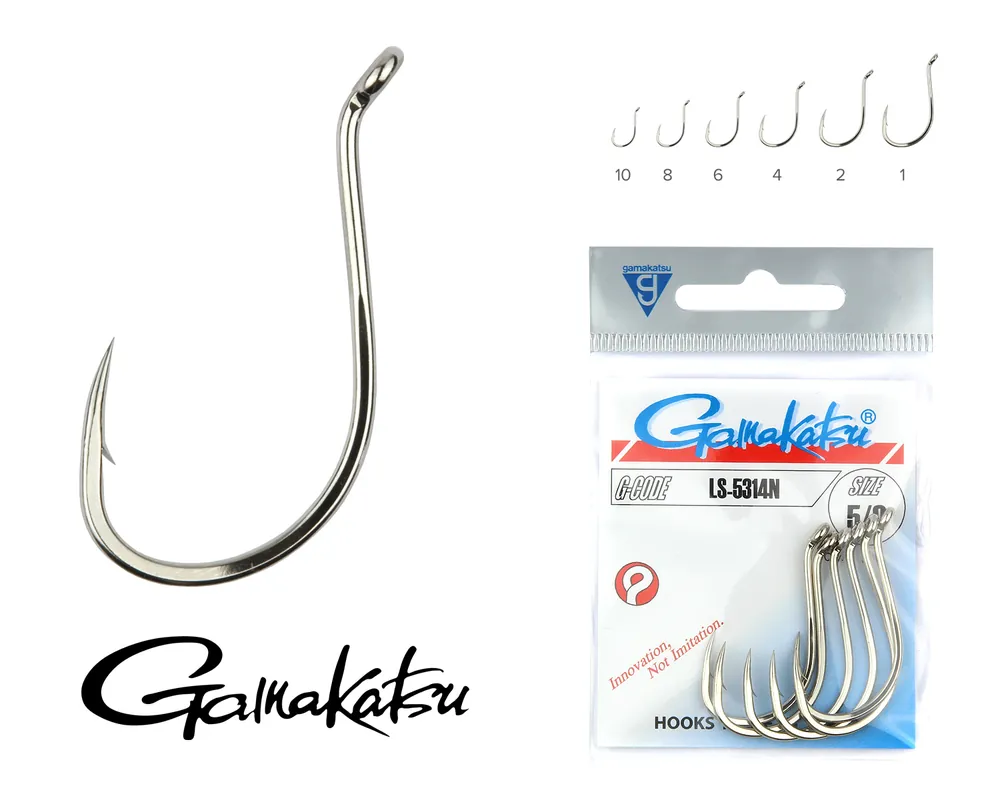 Gamakatsu LS-5314N/002 8/cs. Populair
