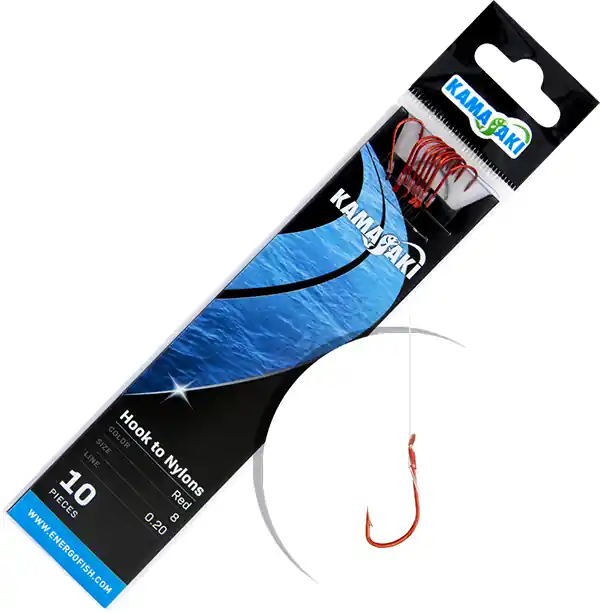 Koop Vandaag Kamasaki Kötött Horog Sode 8 Red 10db/cs