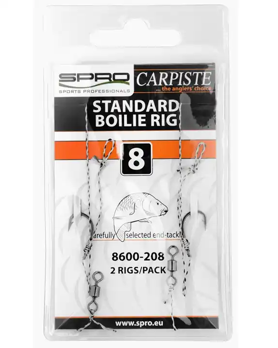 SPRO Carpiste Carp Előkötött Bojlis Horog 2db/cs. Fabrieksprijs